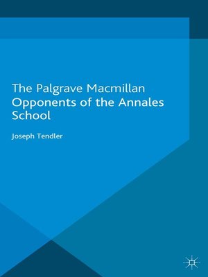 cover image of Opponents of the Annales School